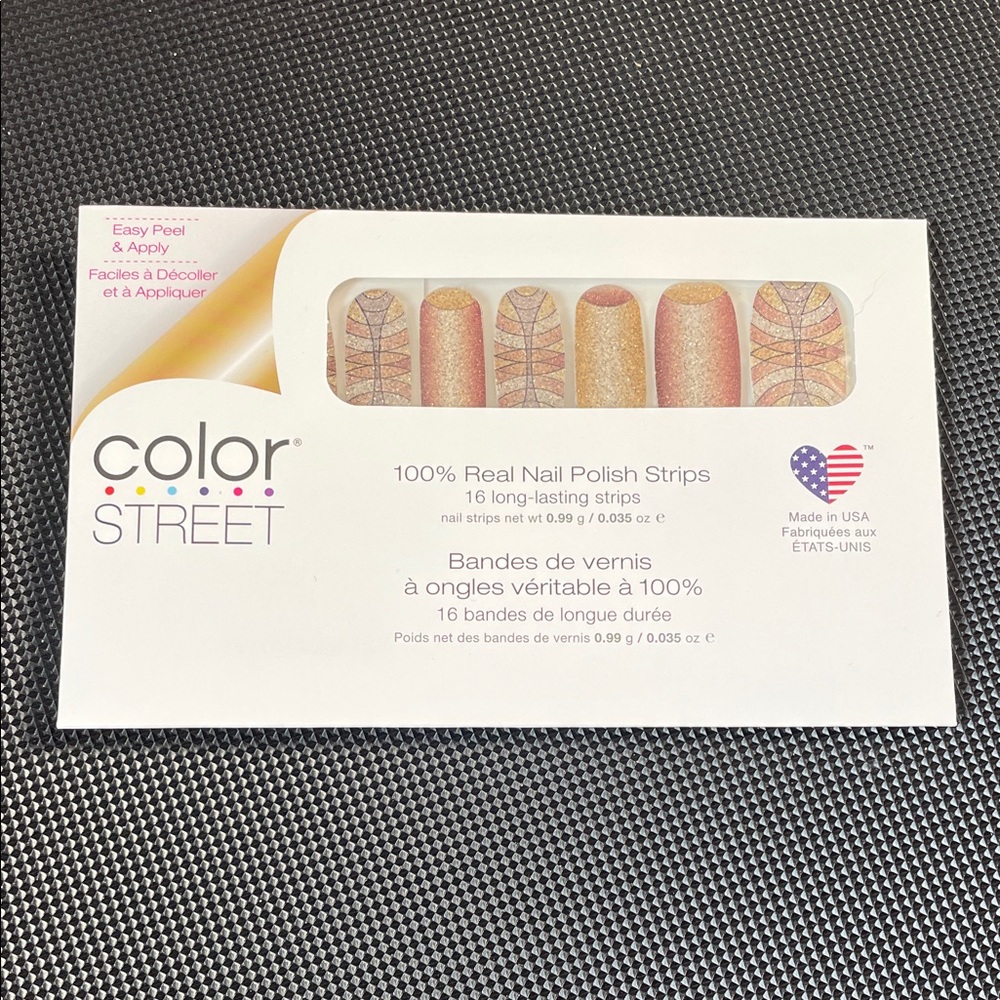 Color Street Shimmering Gold Nail Strips